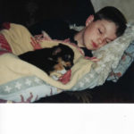 A boy and his dog:  Cole and Jammer!